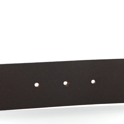 Gucci Calfskin Interlocking G Belt 90 36 Dark Brown 3 of 5