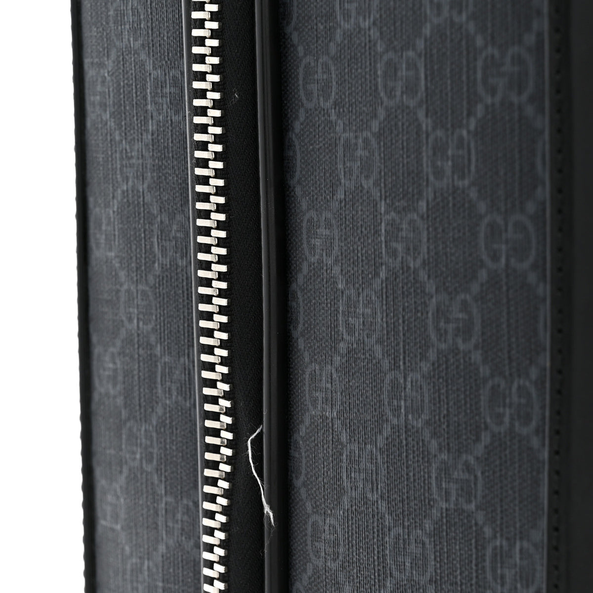 GG Supreme Monogram Gran Turismo Suitcase Black Grey
