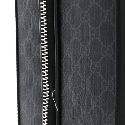 Gucci GG Supreme Monogram Gran Turismo Suitcase Black Grey 11 of 12