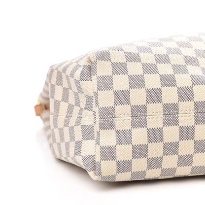 Louis Vuitton Damier Azur Graceful MM Rose Ballerine 5 of 13