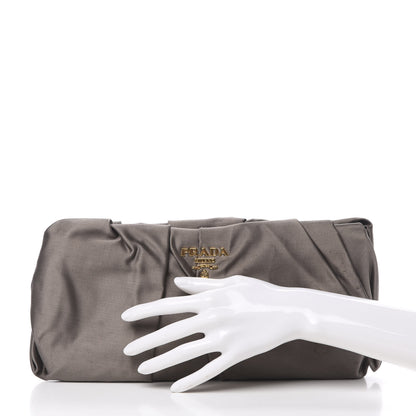 Prada Satin Clutch Fumo 2 of 10