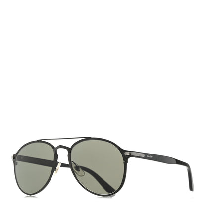 Cartier Aviator 56mm Sunglasses CT0212S Matte Black 1 of 8