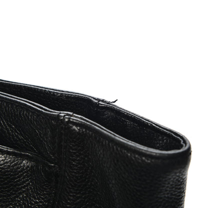 Chanel Calfskin Cerf Executive Shopper Tote Black 8 of 9