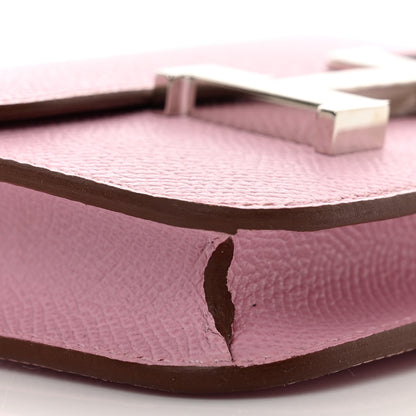 Hermes Epsom Constance Slim Wallet Mauve Sylvestre 9 of 10