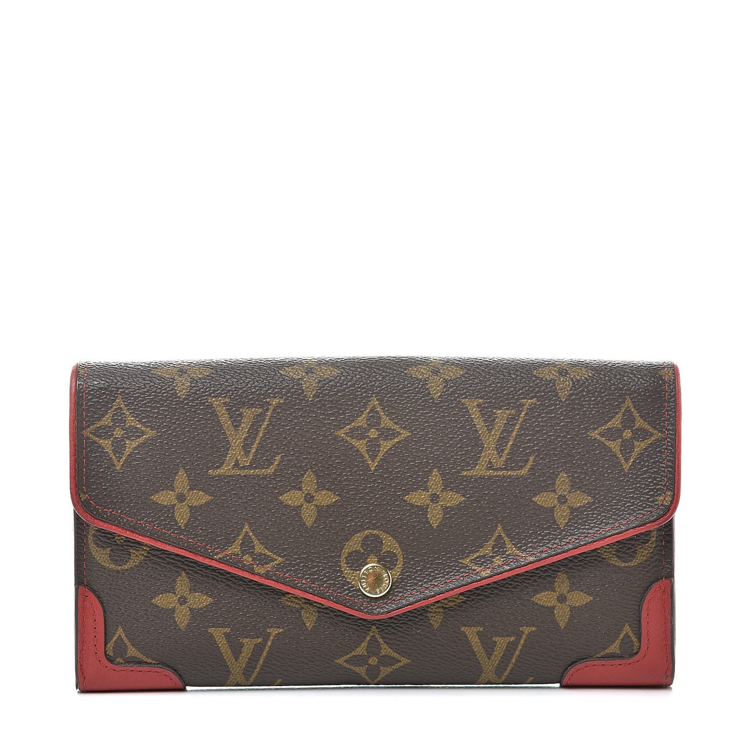 Monogram Sarah Retiro Wallet Cherry