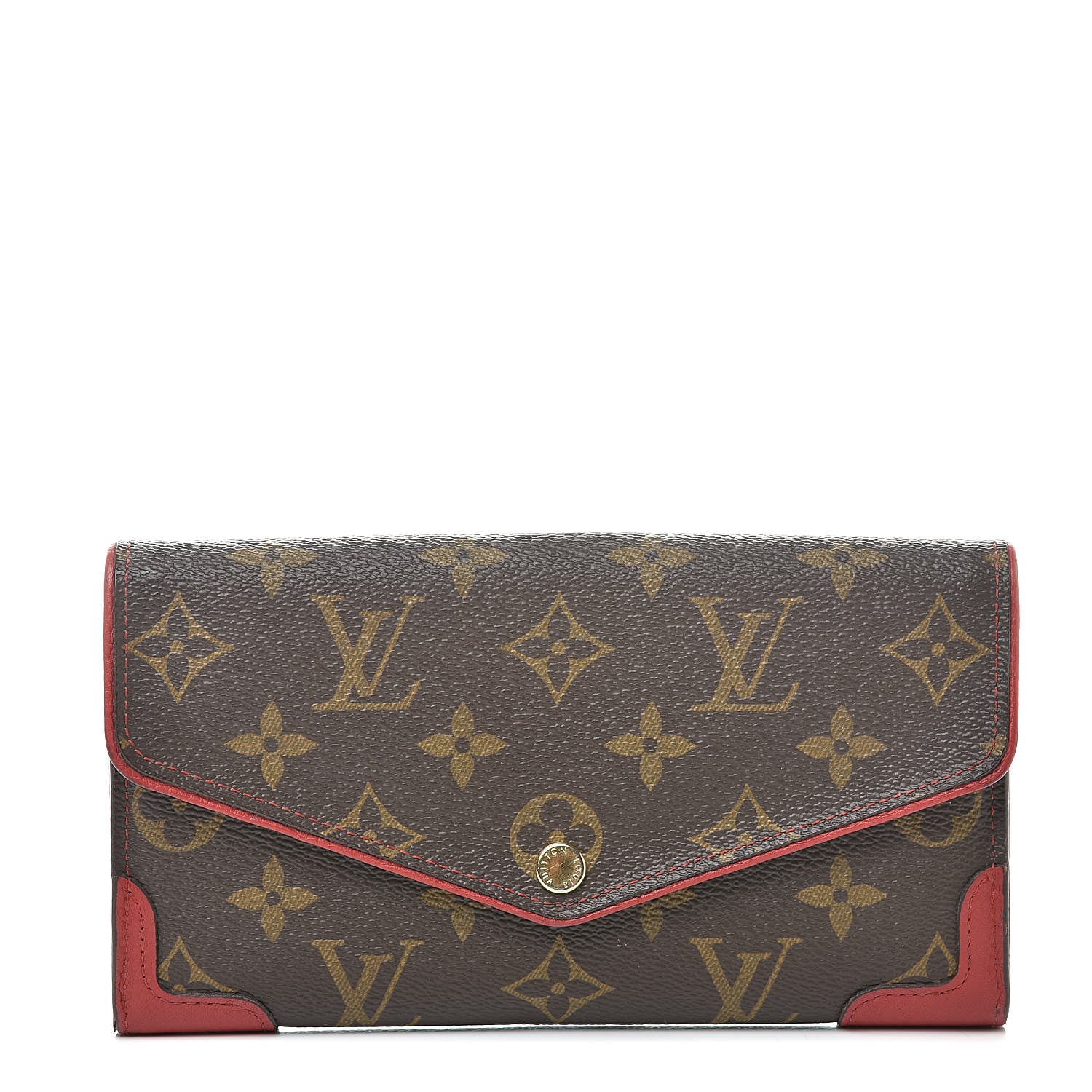 Louis Vuitton Monogram Sarah Retiro Wallet Cherry 1 of 14