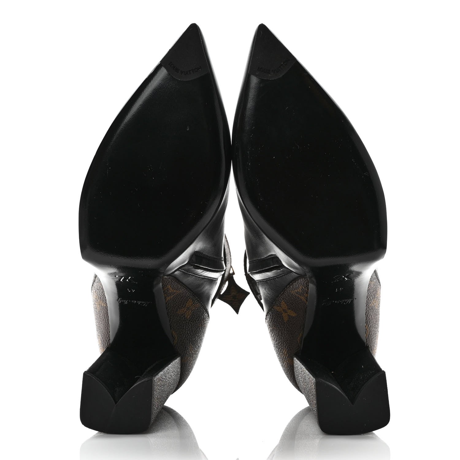 Louis Vuitton Calfskin Monogram Star Trail Ankle Boots 41 Black 5 of 8