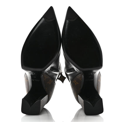 Louis Vuitton Calfskin Monogram Star Trail Ankle Boots 41 Black 5 of 8