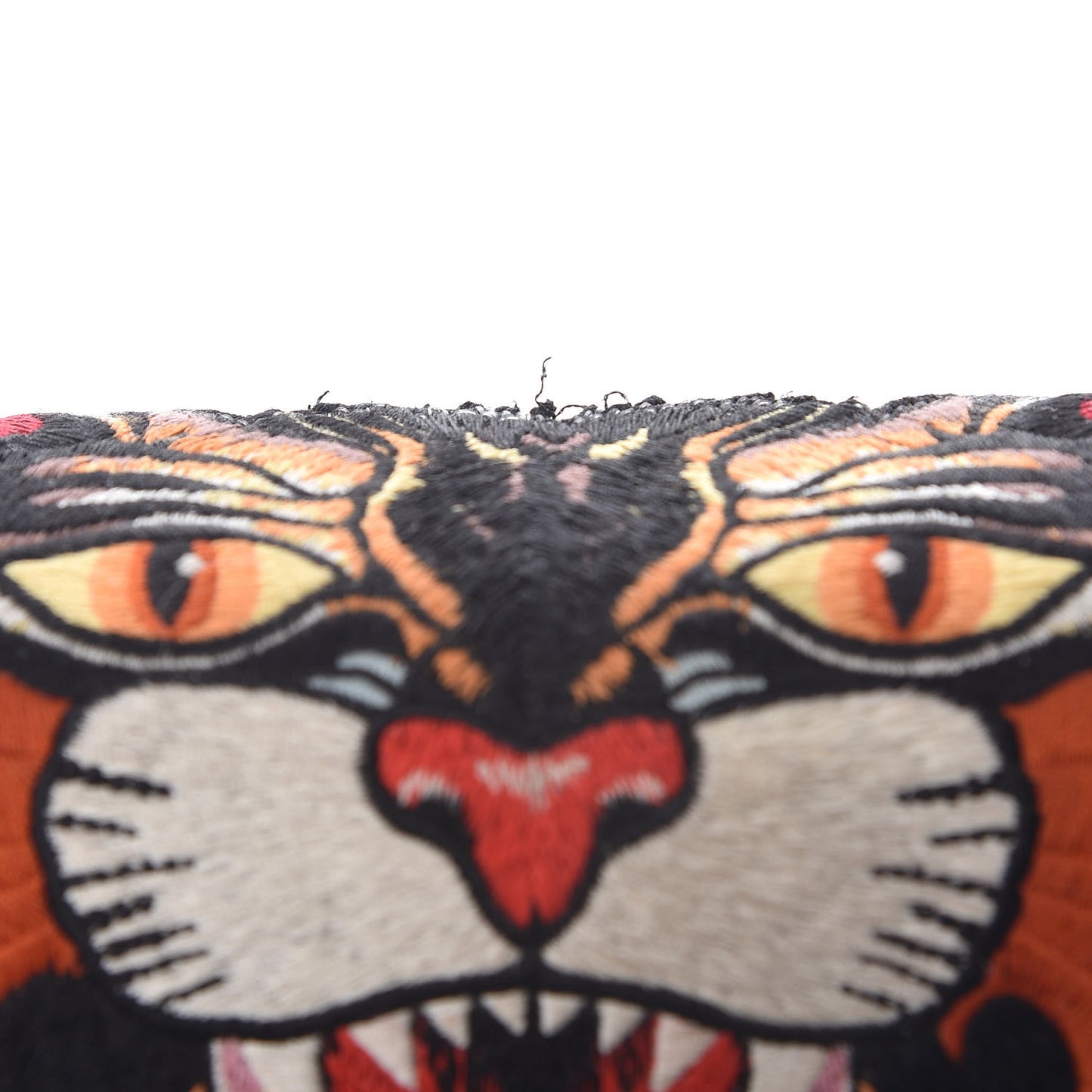 GG Supreme Monogram Angry Cat Embroidered Medium Dionysus Shoulder Bag Beige Ultramarine