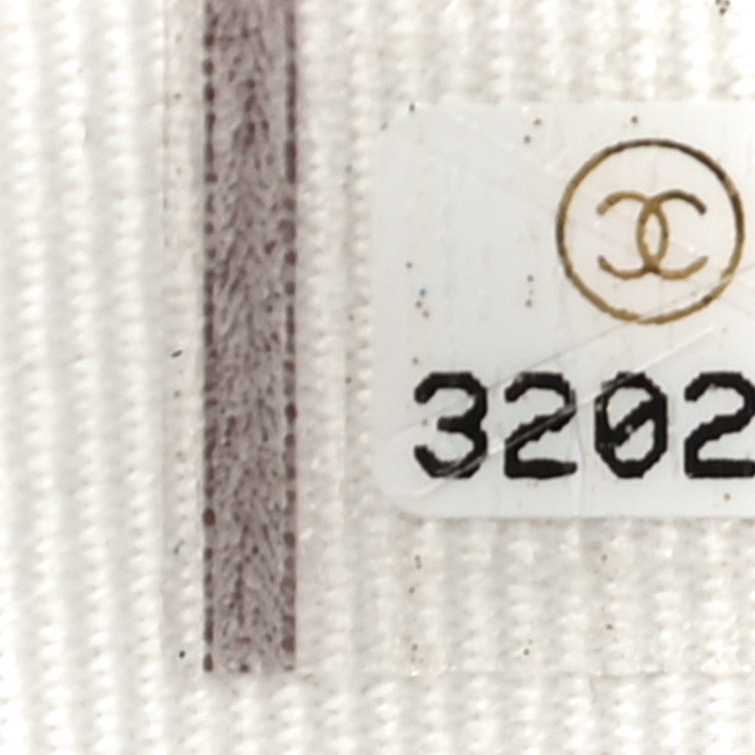 Chanel Lambskin Quilted CC In Love Heart Clutch With Chain White 7 of 10