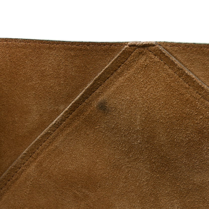 Loewe Shiny Calfskin Large Puzzle Fold Tote Umber Hunter Green 13 of 19