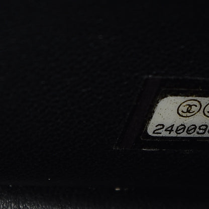 Chanel Crumpled Calfskin Quilted Jumbo Double Flap So Black 7 of 10