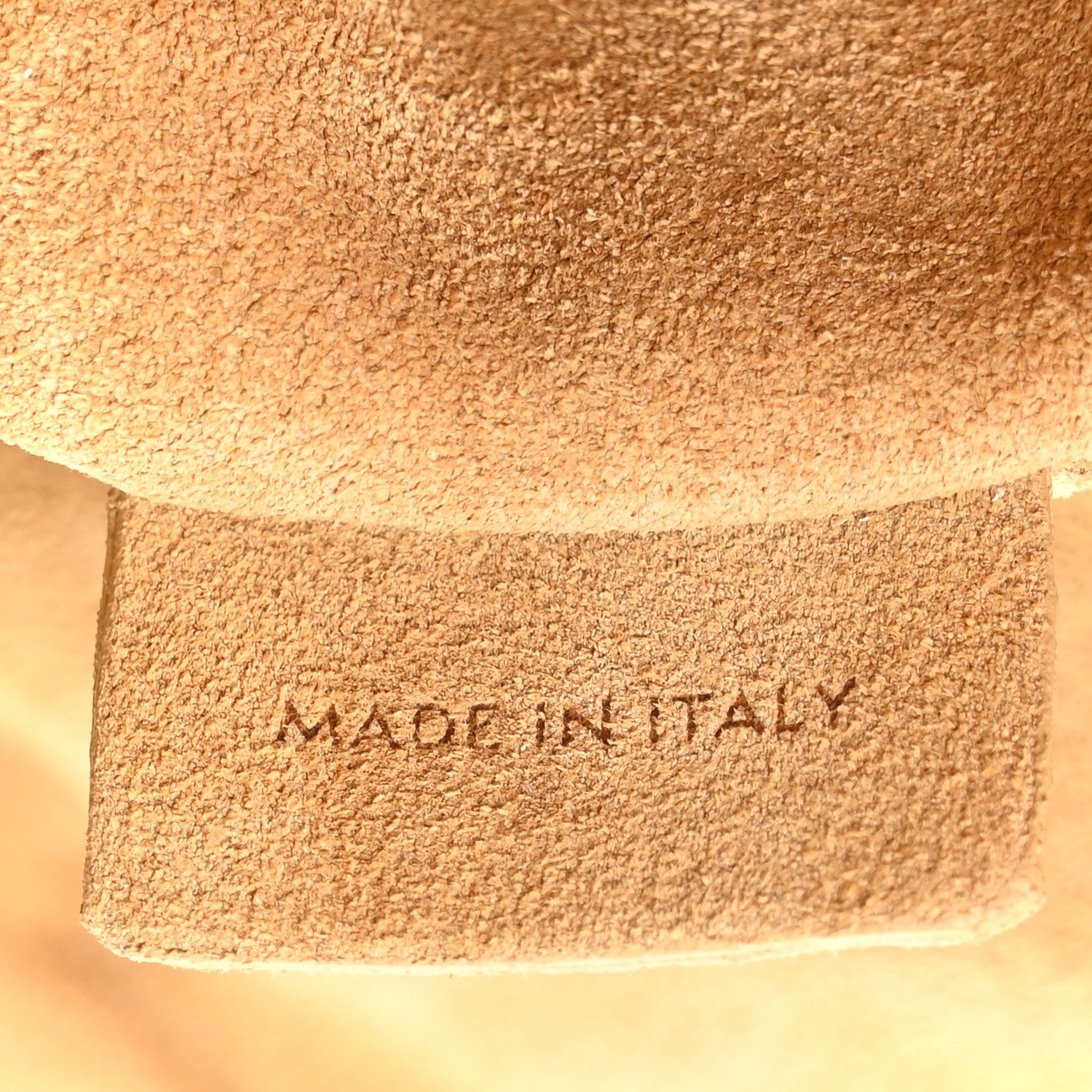 Celine Pleated Shearling Triomphe Bag  Natural 7 of 10
