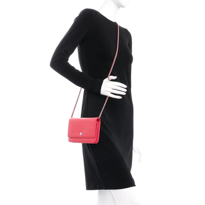 Chanel Caviar Wallet On Chain WOC Pink 2 of 9