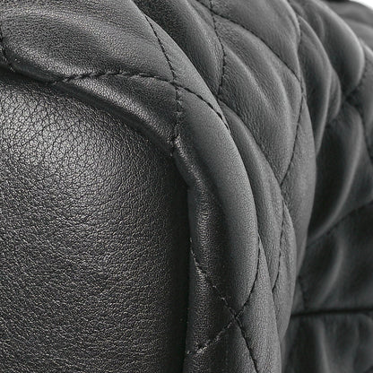 Saint Laurent Calfskin Quilted ES Giant Travel Bag Black 11 of 11