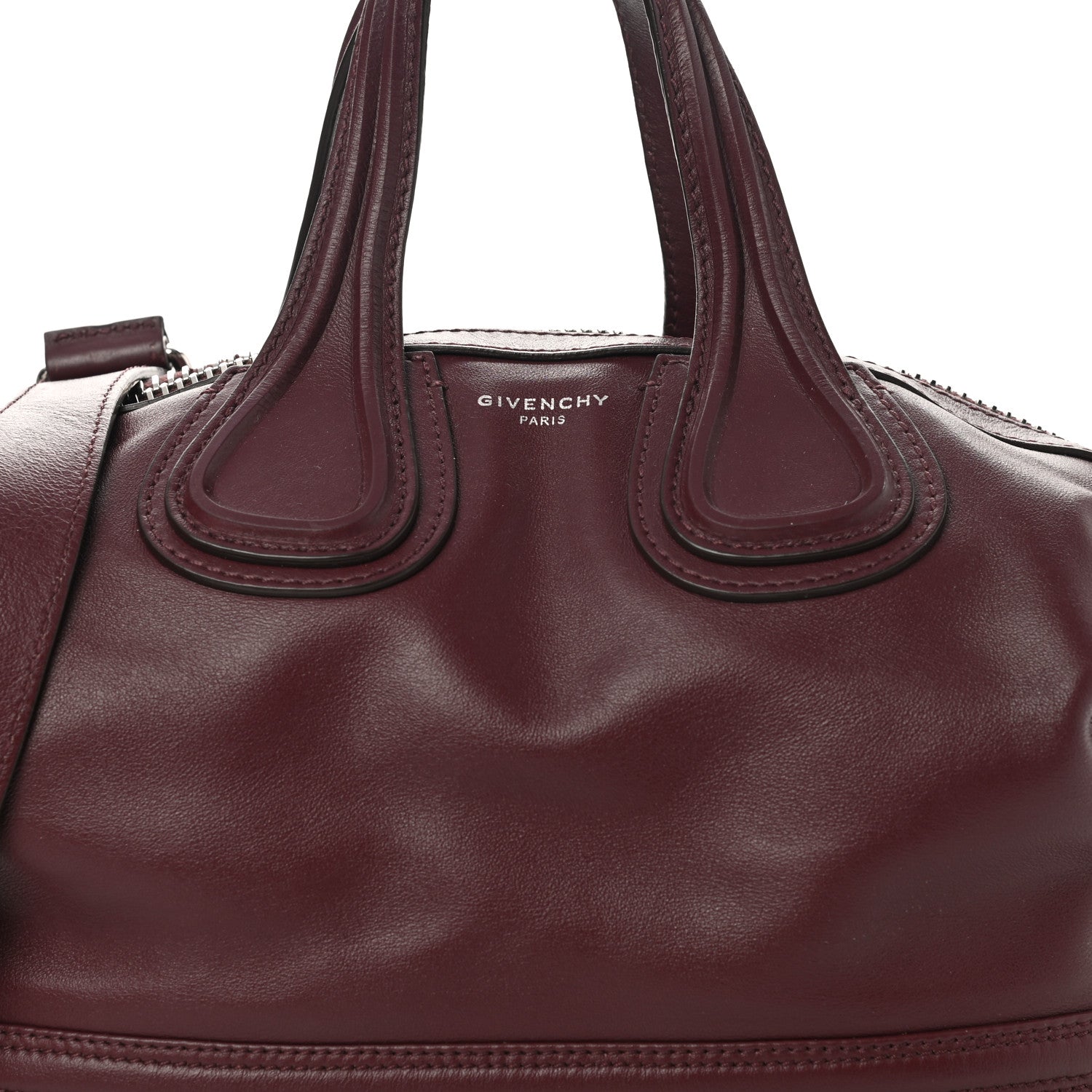 Givenchy Waxy Grained Calfskin Small Nightingale Oxblood 8 of 11