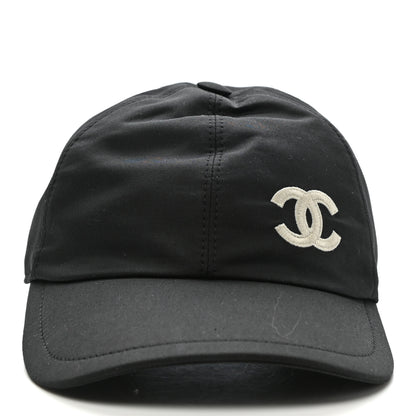 Chanel Cotton CC Cap Hat Black 3 of 8