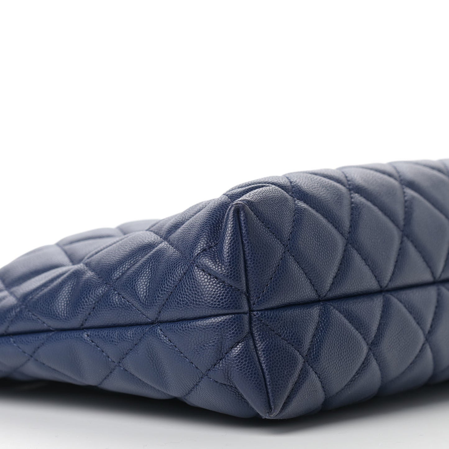Caviar Quilted Small Urban Delight Tote Blue