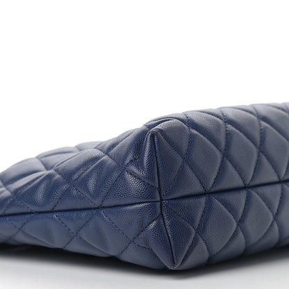 Chanel Caviar Quilted Small Urban Delight Tote Blue 8 of 9