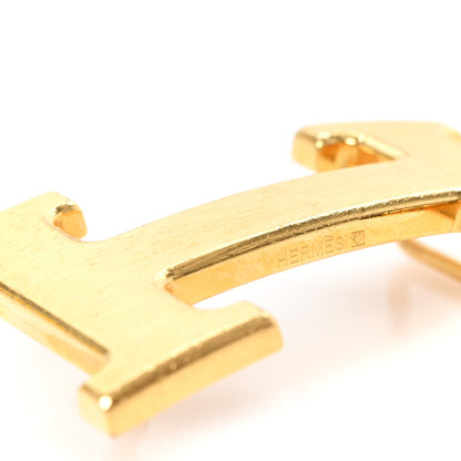 Hermes Polished 24mm H Belt Buckle Gold 3 of 4