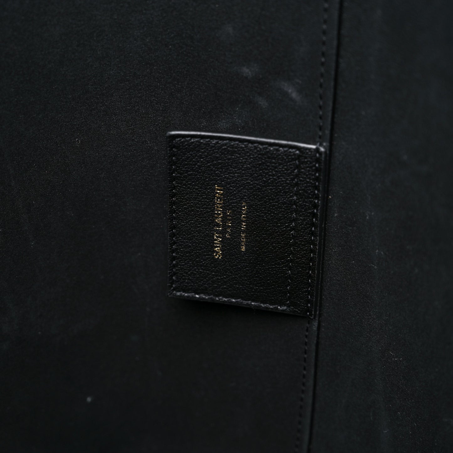 Calfskin Large Shopping Tote Black
