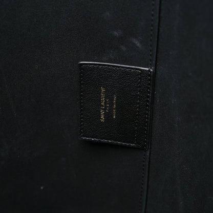 Saint Laurent Calfskin Large Shopping Tote Black 8 of 14