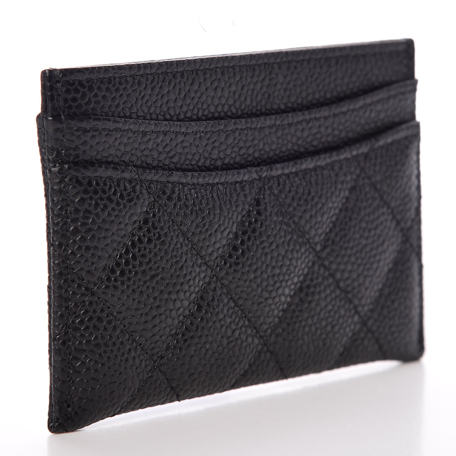 Chanel Caviar Quilted Card Holder Black 3 of 8