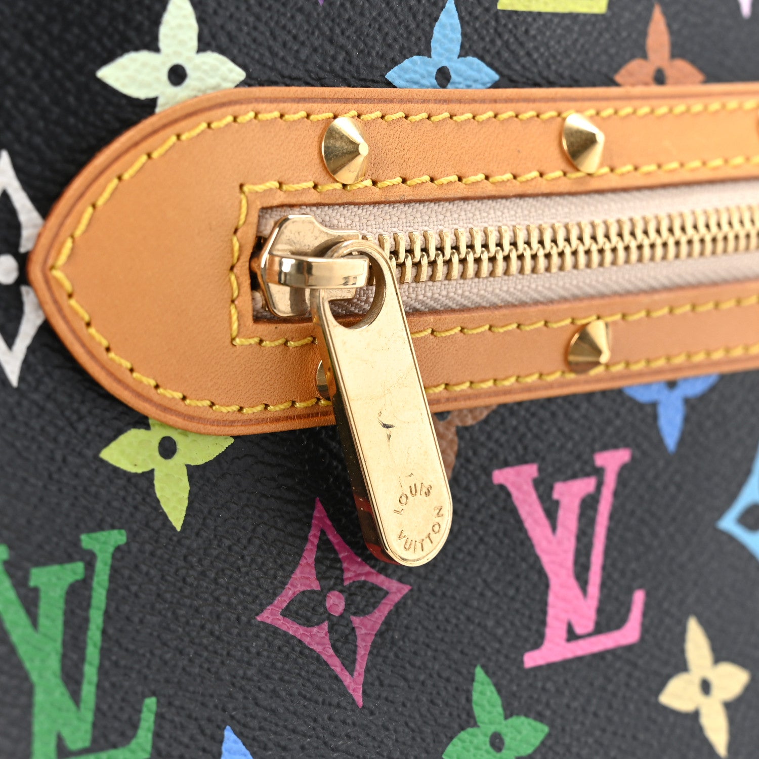 Louis Vuitton Monogram Multicolor Boulogne Black 9 of 9