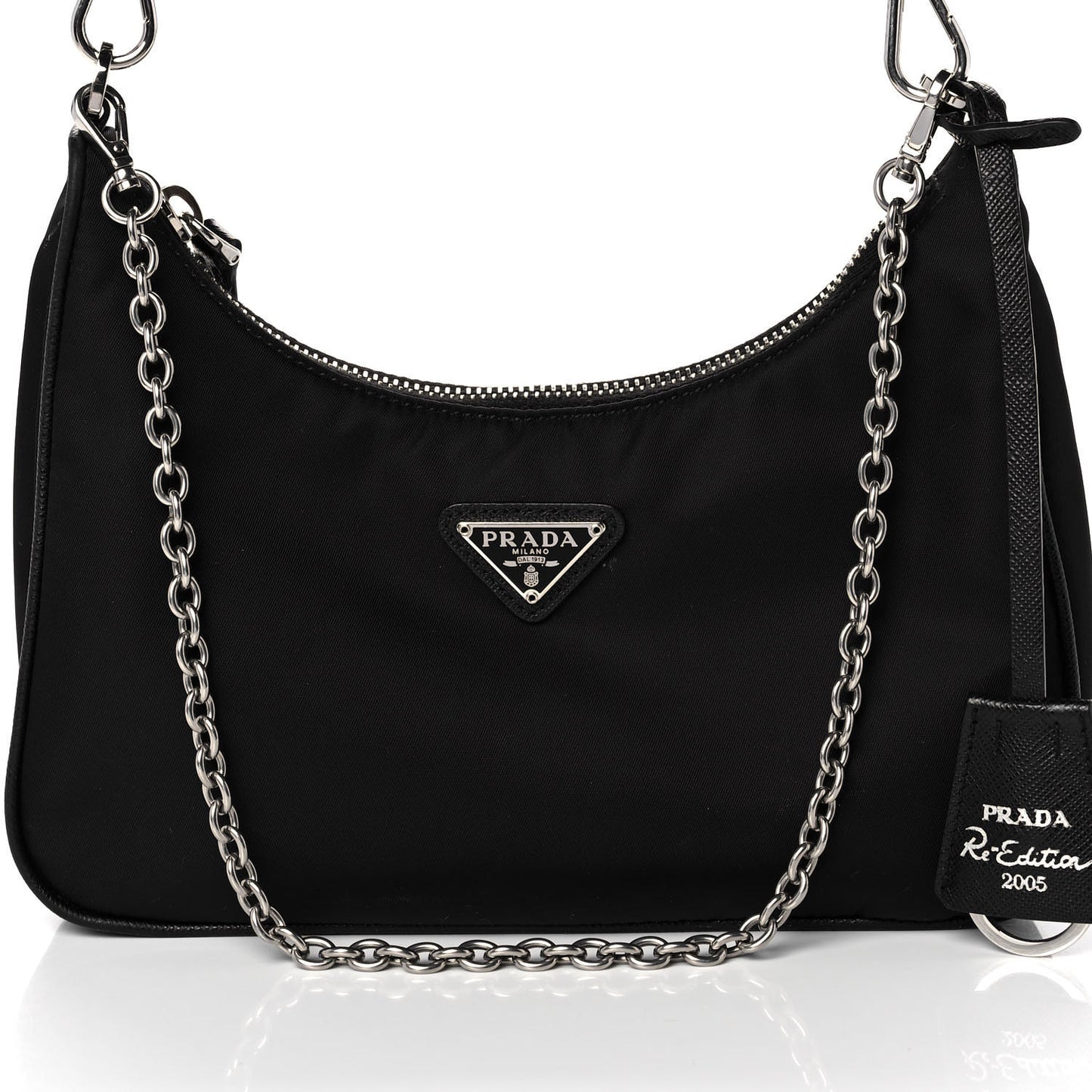 Nylon Re-Edition 2005 Shoulder Bag Black