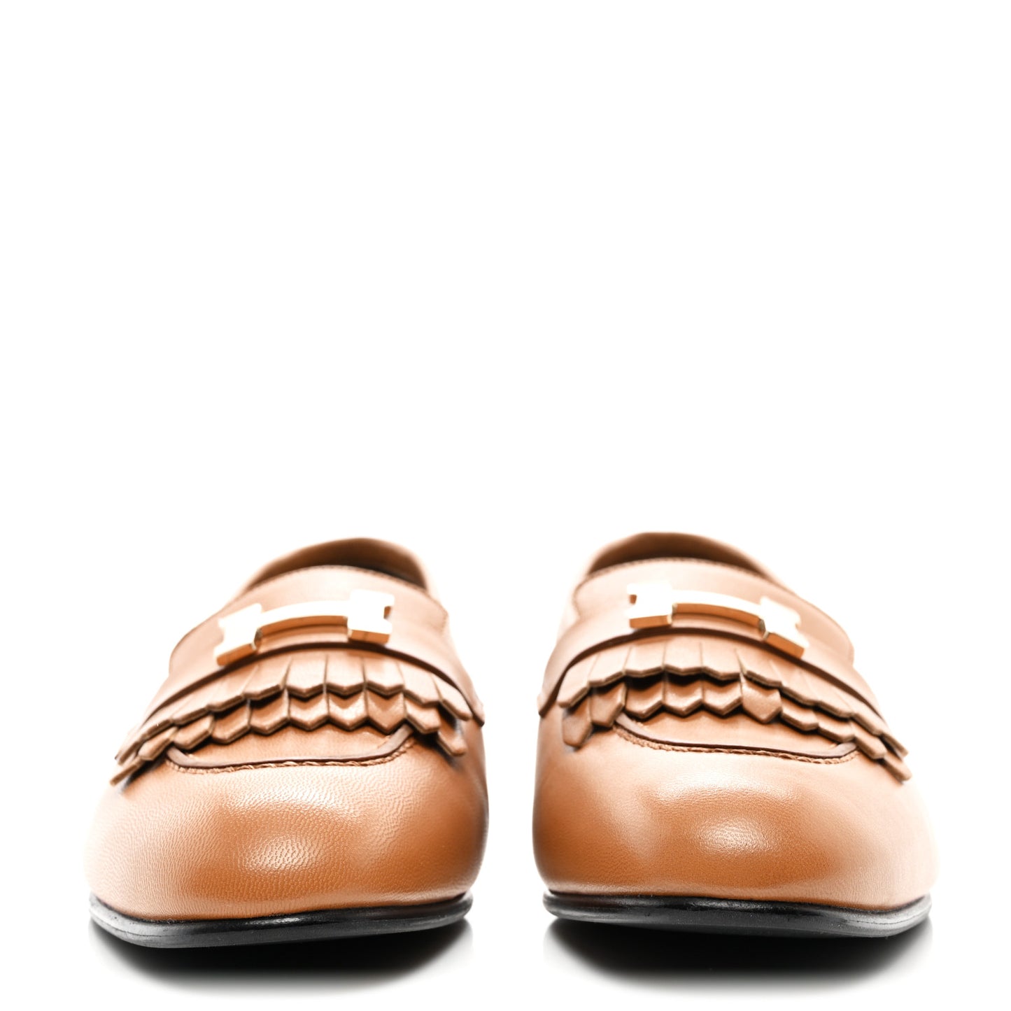Goatskin Womens Royal Loafers 37 Naturel