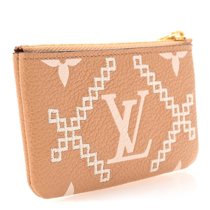 Louis Vuitton Empreinte Monogram Giant Broderies Key Pouch Arizona 5 of 14