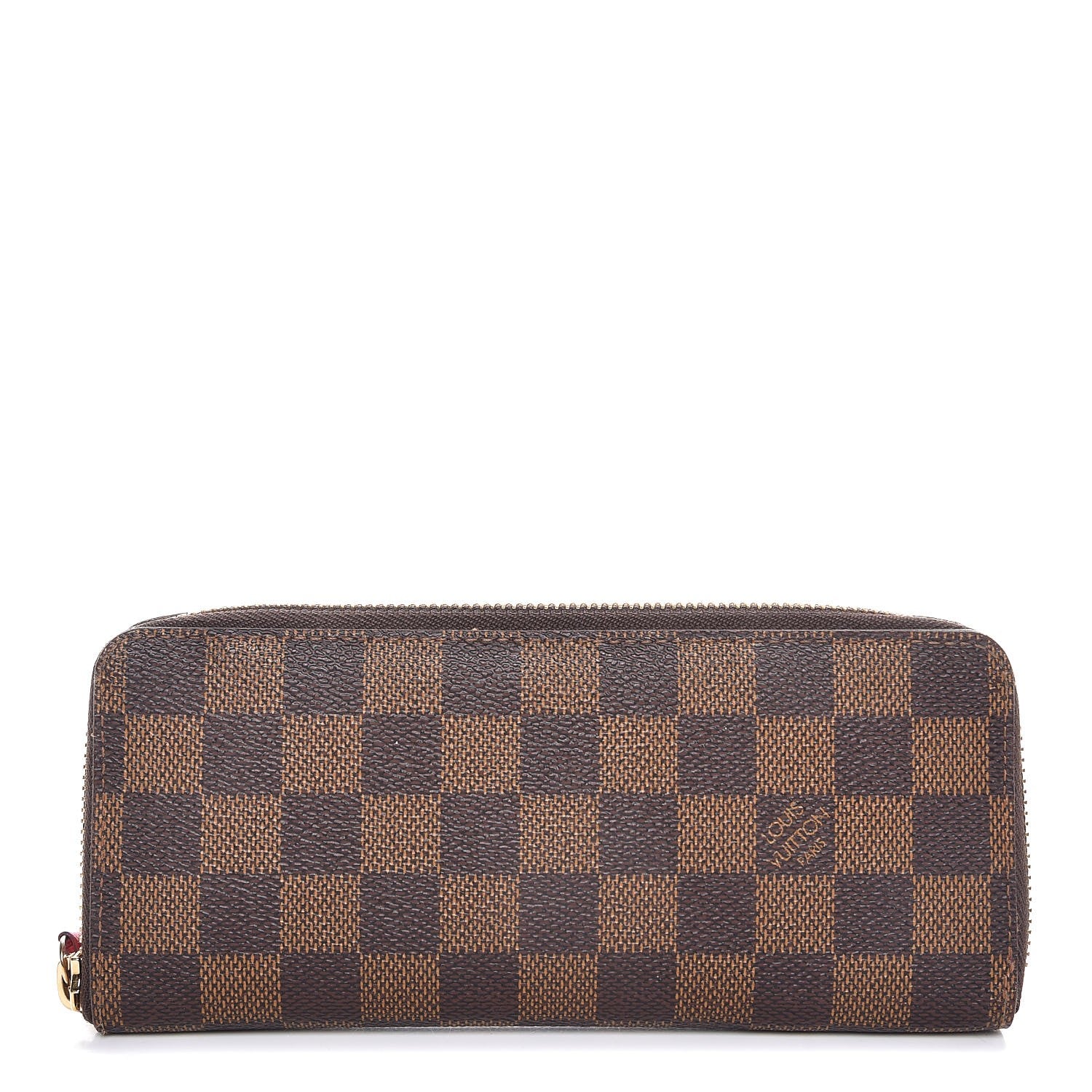 Louis Vuitton Damier Ebene Clemence Wallet Cherry 1 of 6