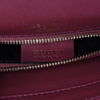 Gucci Calfskin Small 1973 Shoulder Flap Bag Peonia Flower 8 of 20