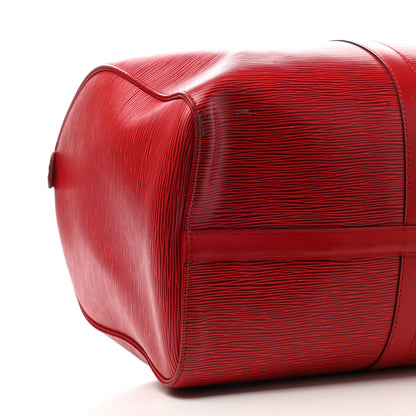 Louis Vuitton Epi Keepall 45 Castillan Red 9 of 11