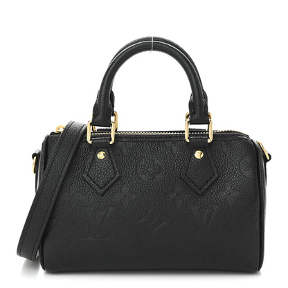 Louis Vuitton Empreinte Monogram Nano Speedy Black 1 of 9