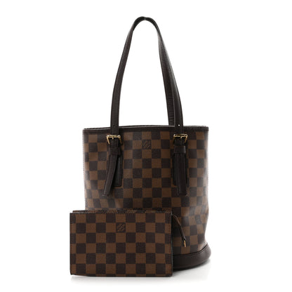 Louis Vuitton Damier Ebene Marais Bucket 23 3 of 11