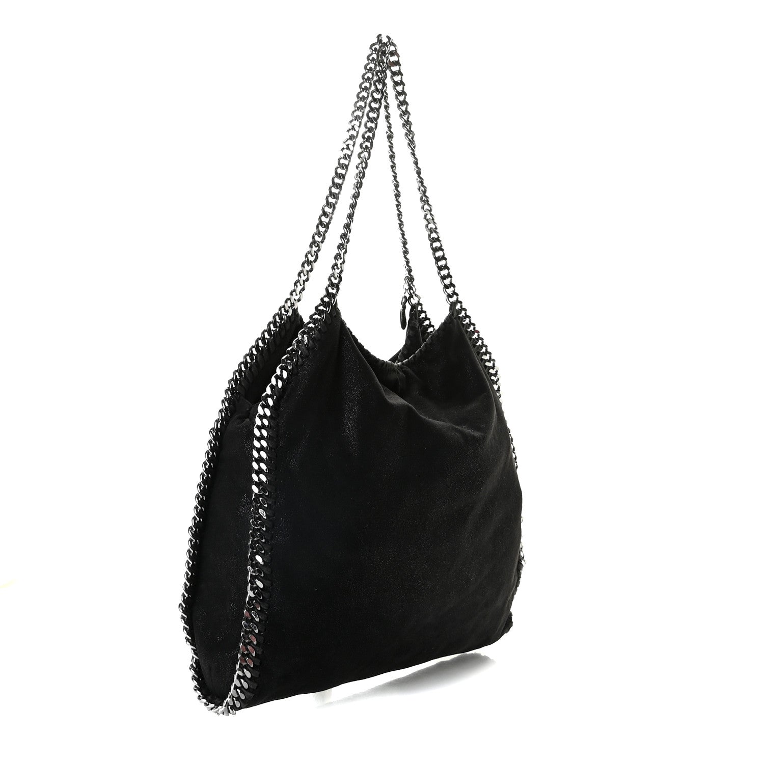 Stella McCartney Shaggy Deer Small Falabella Tote Black 3 of 9