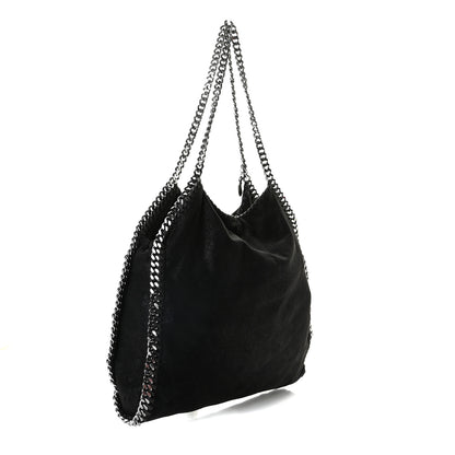Stella McCartney Shaggy Deer Small Falabella Tote Black 3 of 9