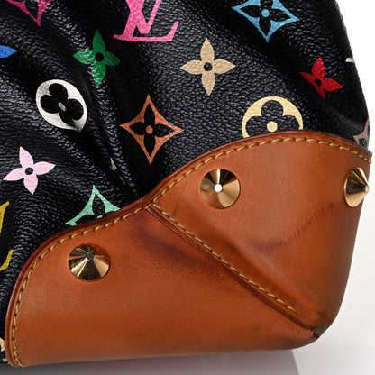 Louis Vuitton Monogram Multicolor Judy MM Black 6 of 7