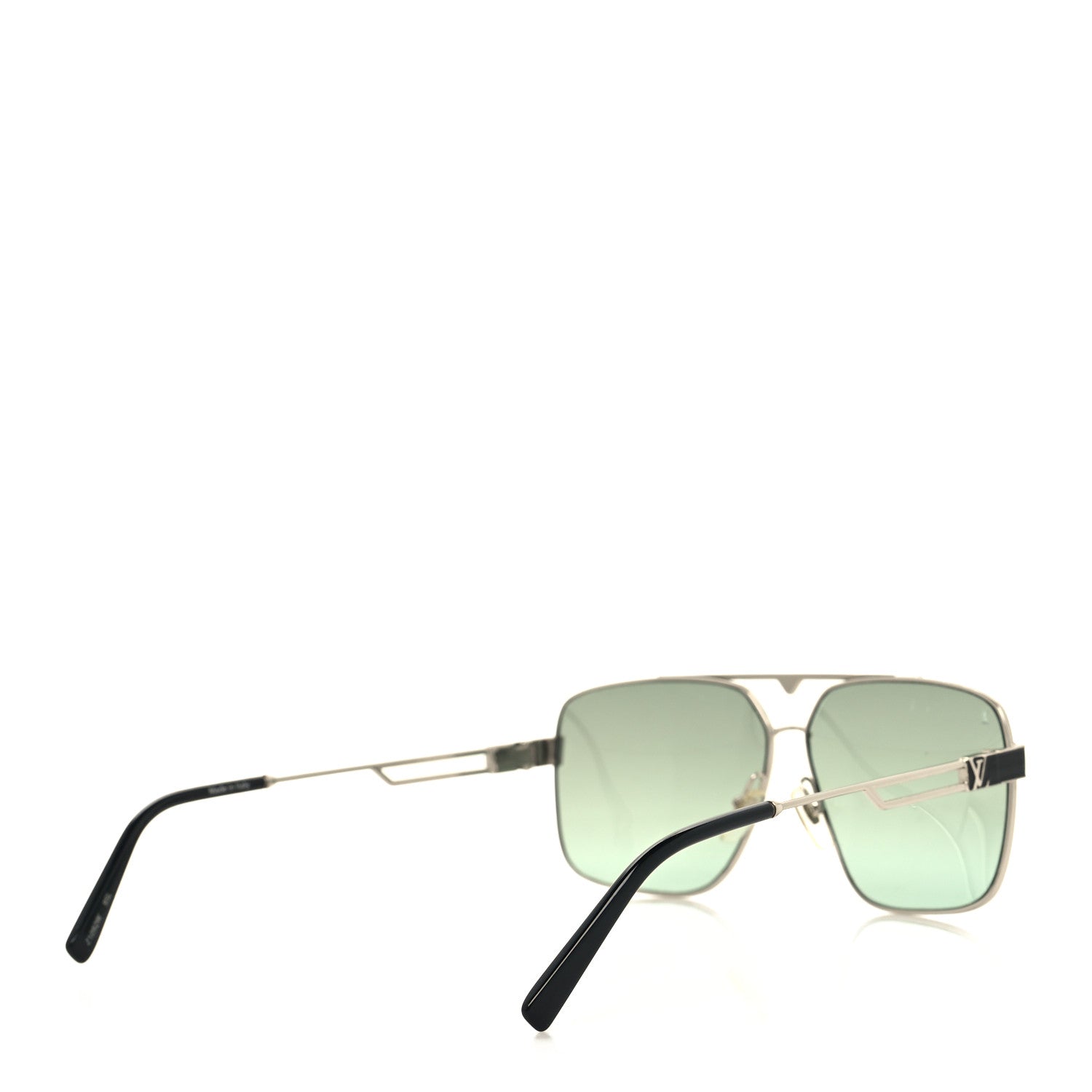 Louis Vuitton Metal Aviator Sunglasses Z1092W Green 4 of 7
