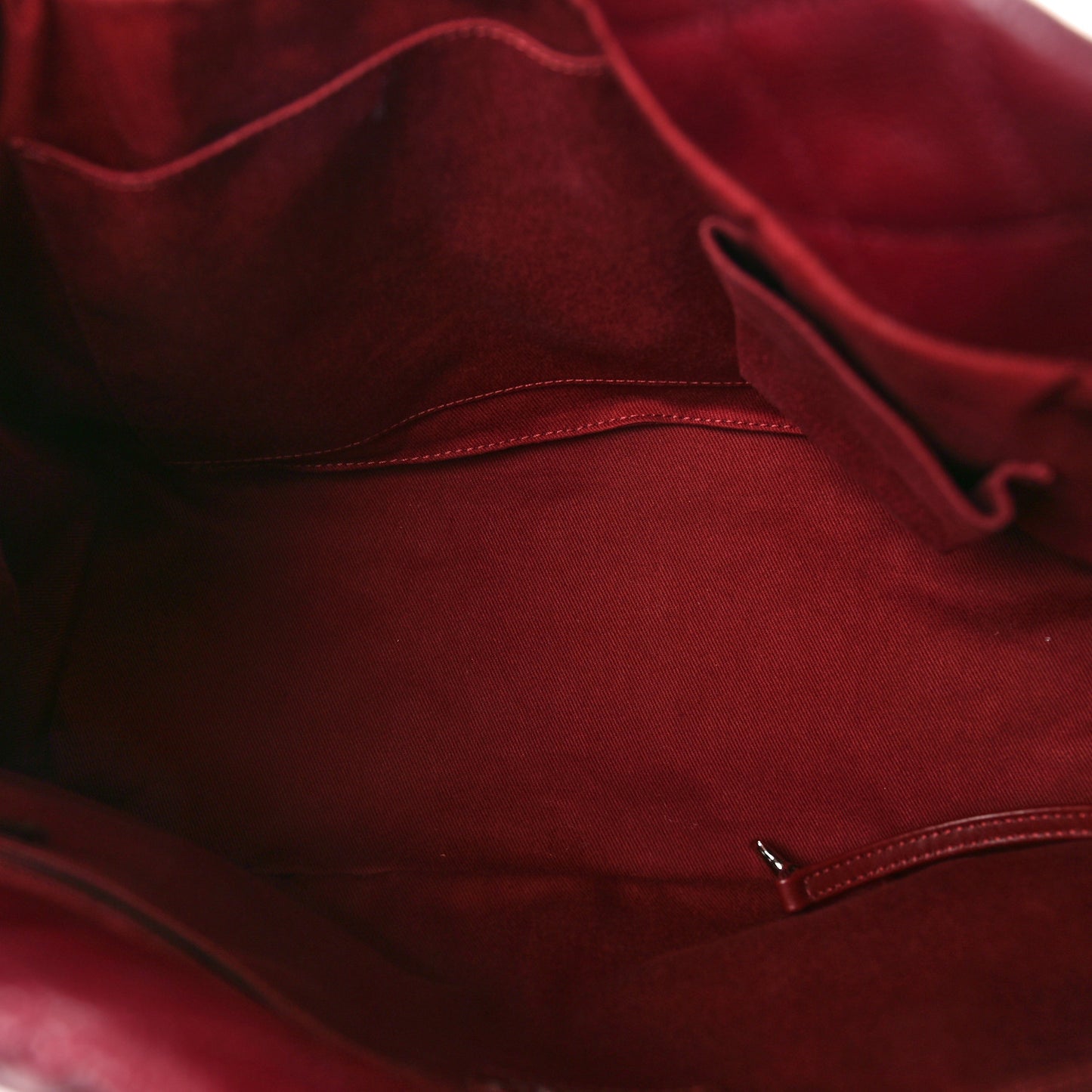 Caviar Quilted Large Timeless CC Soft Tote Dark Red