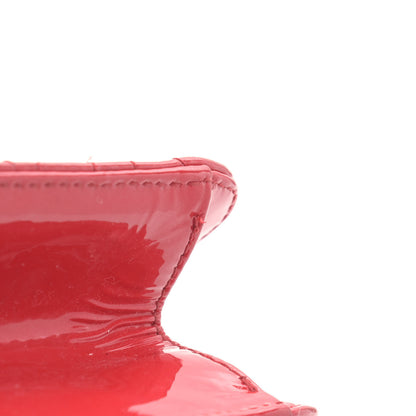 Christian Dior Patent Cannage Miss Dior Promenade Pouch Red 12 of 13