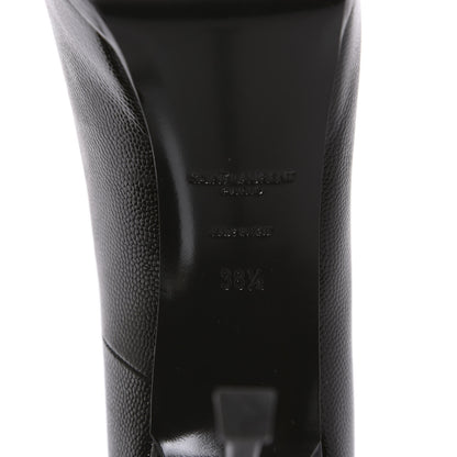Saint Laurent Vernigolf Tribute Two 80 Platform Pumps 38.5 Black 9 of 10