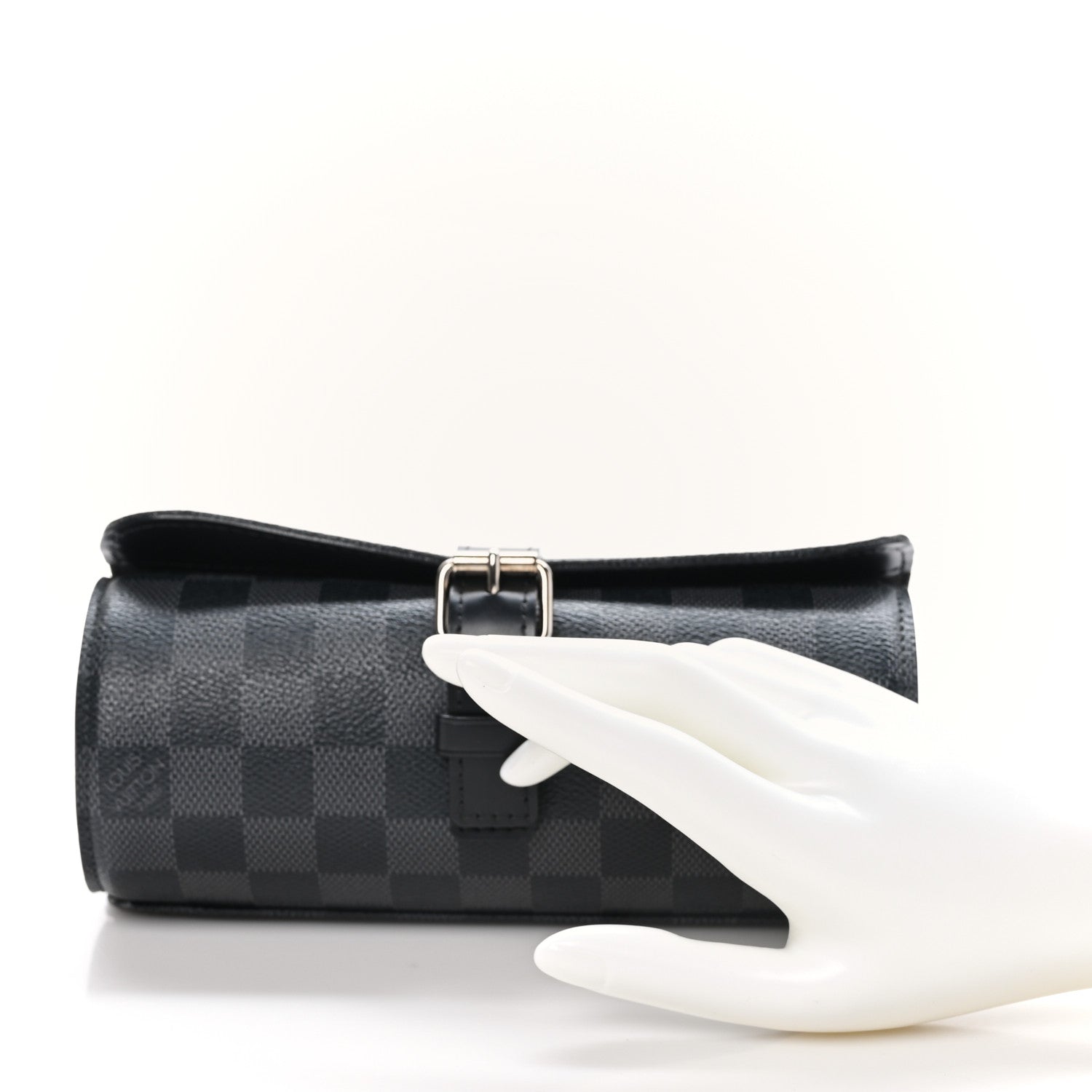 Louis Vuitton Damier Graphite 3 Watch Travel Case 2 of 10