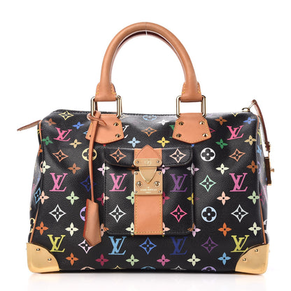 Louis Vuitton Monogram Multicolor Speedy 30 Black 1 of 7