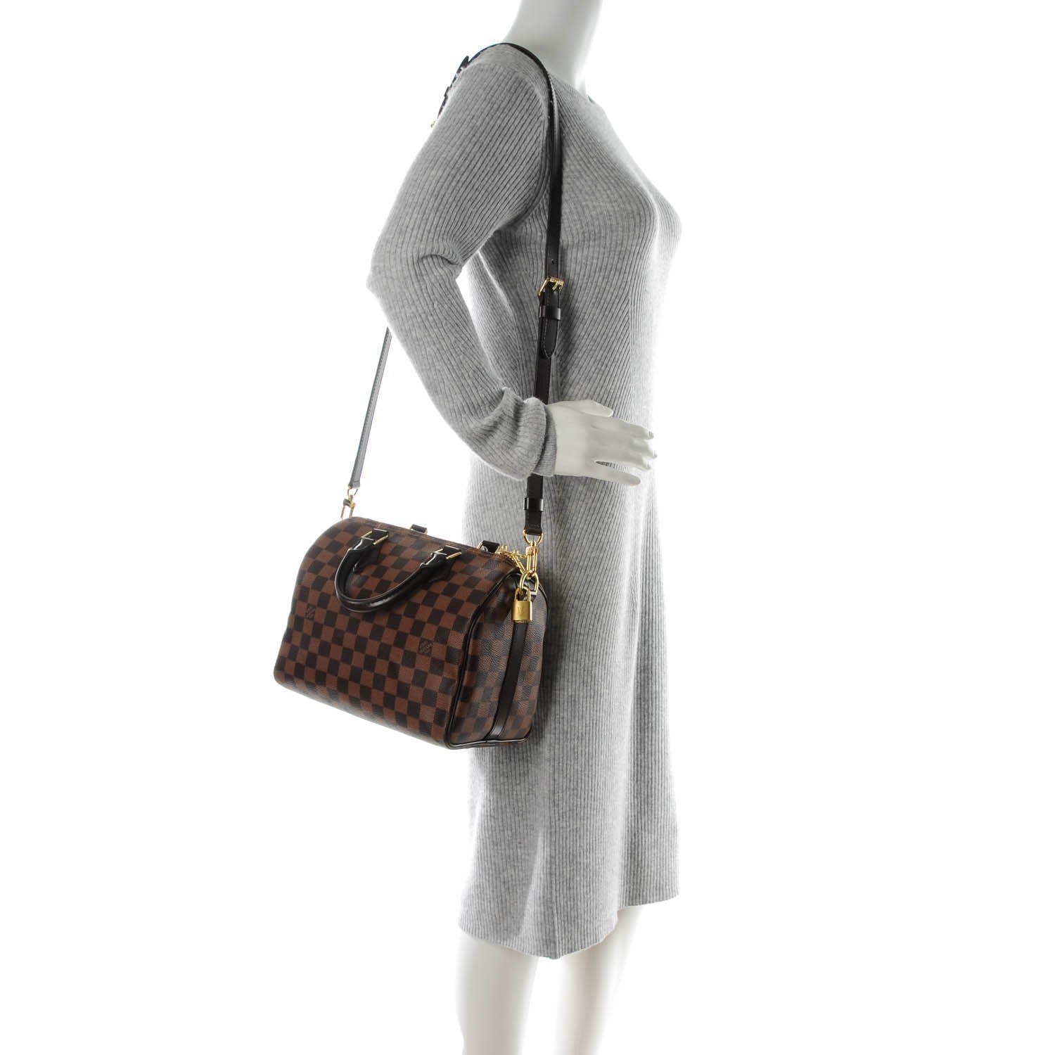 Louis Vuitton Damier Ebene Speedy Bandouliere 25 2 of 7