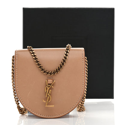 Saint Laurent Calfskin Monogram Baby Kaia Crossbody Bag Vintage Brown 11 of 11