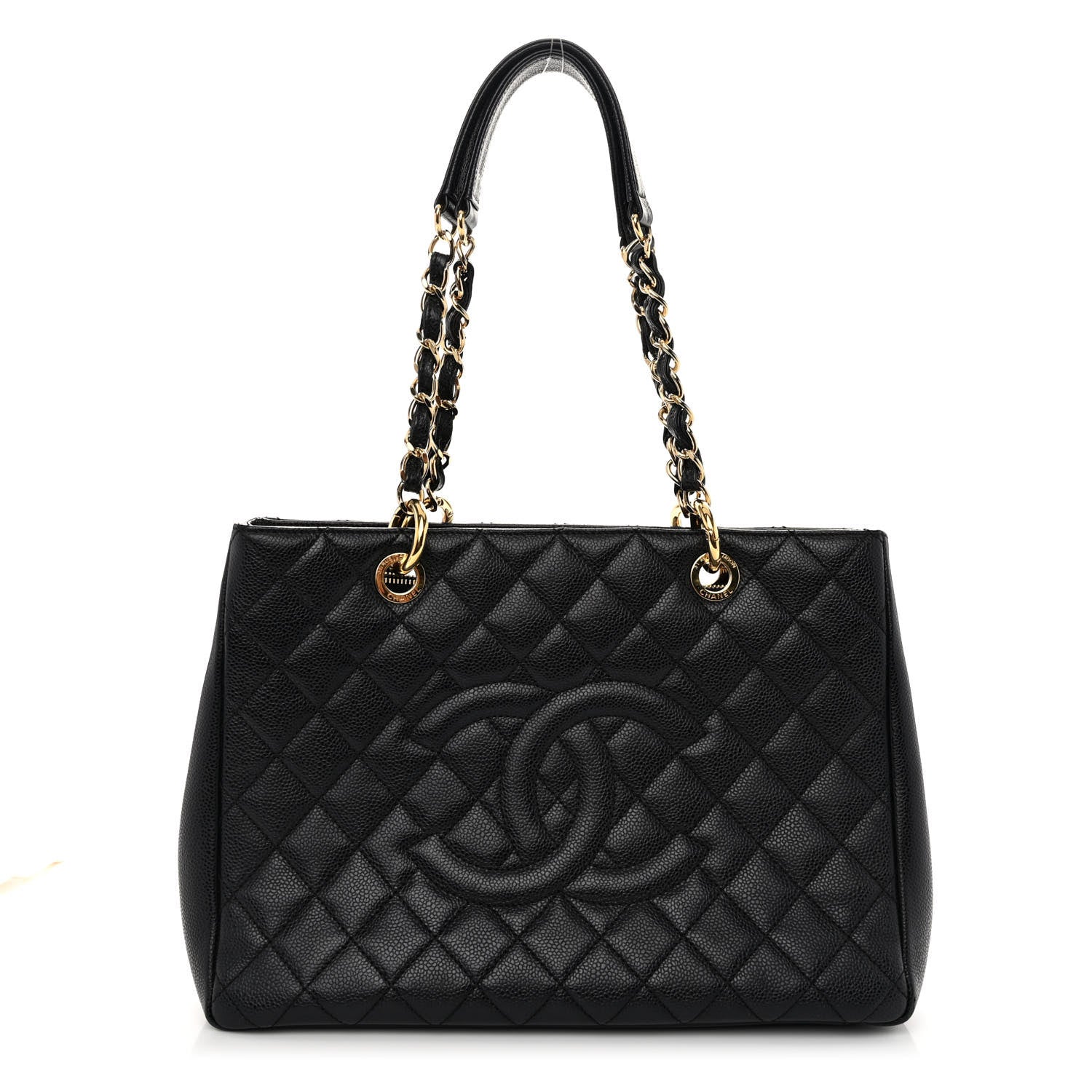 Chanel Caviar Quilted Grand Shopping Tote GST Black 1 of 10