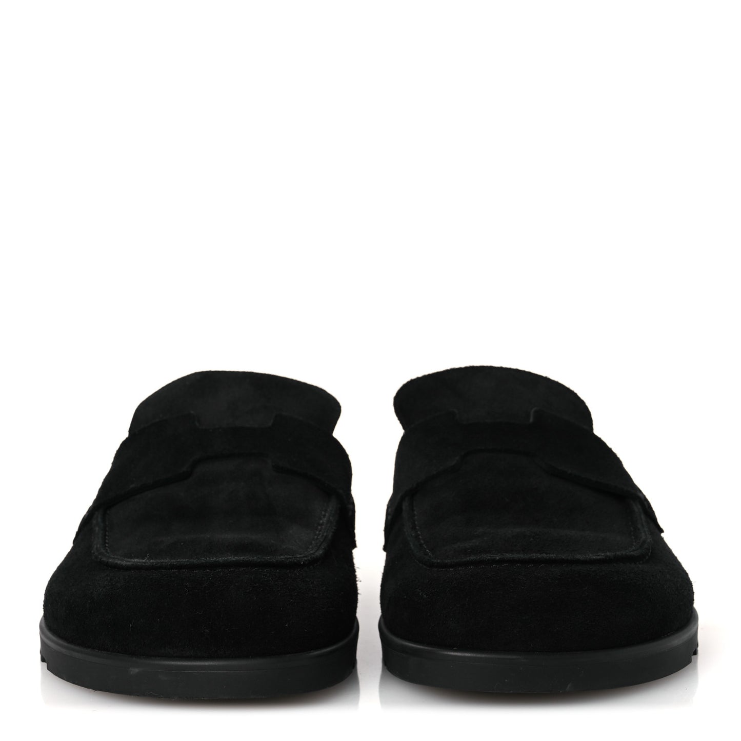 Suede Calfskin Go Mules 39 Black