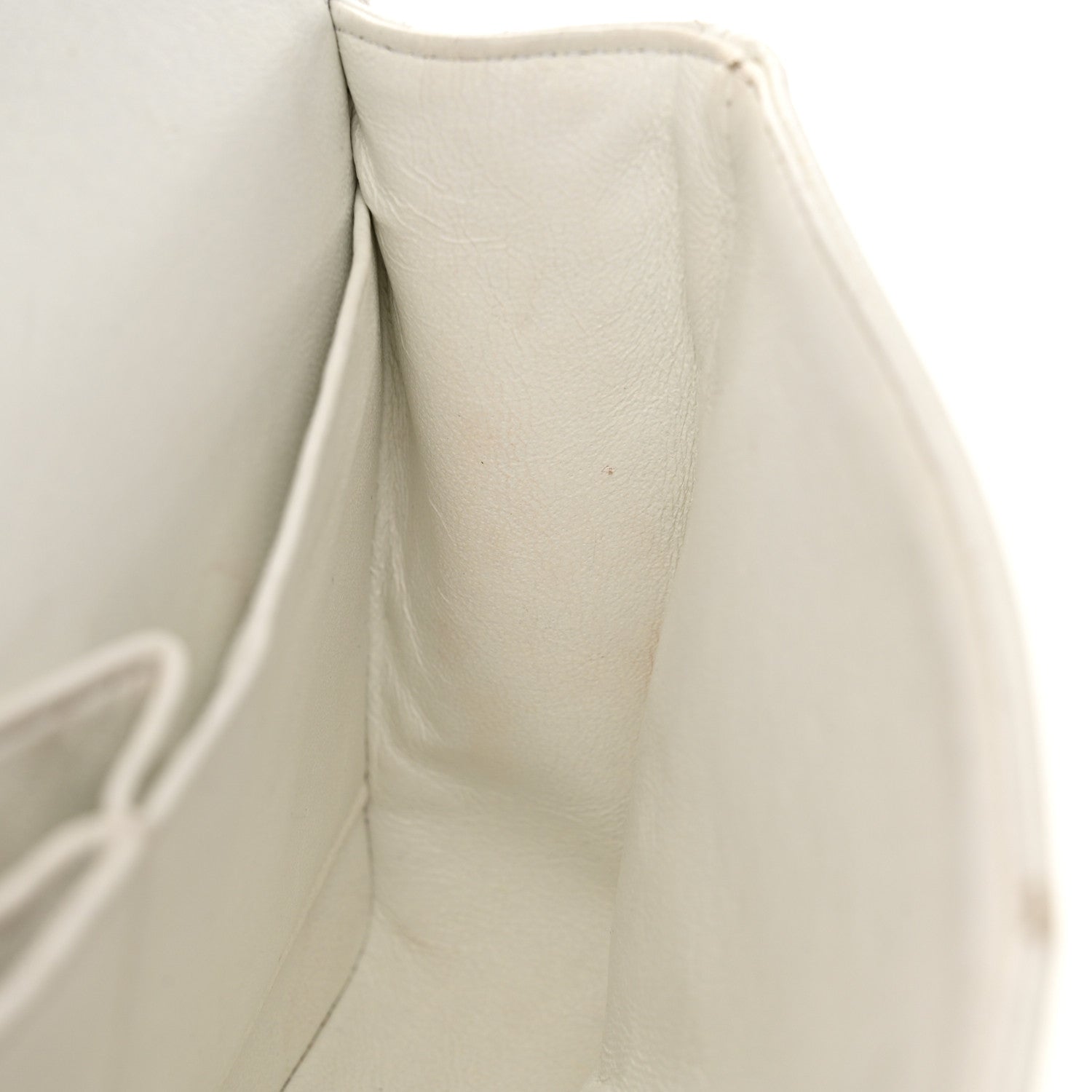 Chanel Caviar Quilted Medium Double Flap Bijoux Chain White 25 of 26